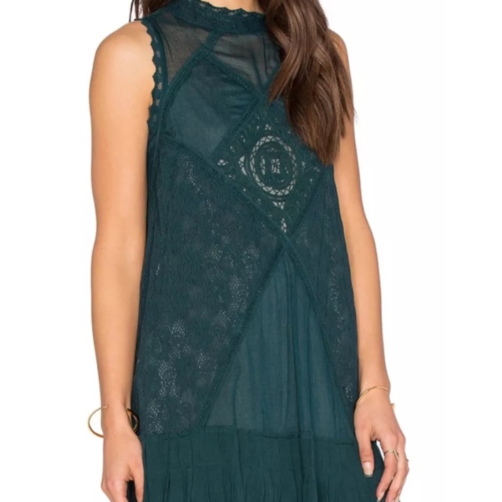 Free people angel lace mini dress NWOT small